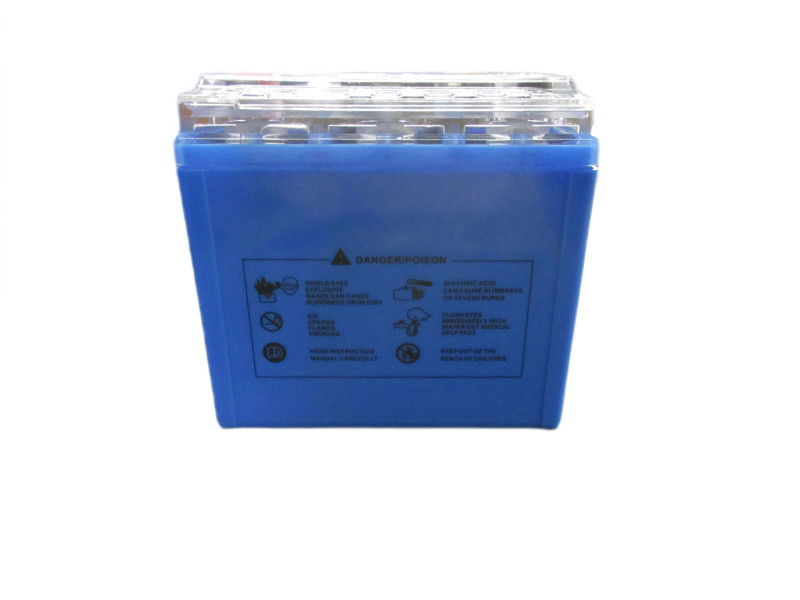 Аккумулятор гелевый TTG YTX5L-BS 5АH 113×70×106 мм синий, с дисплеем