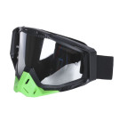 Шолом мотоциклетний кросовий MD-911 VIRTUE, чорний з синім та червоним, size L, з окулярами