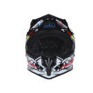 Шолом мотоциклетний кросовий MD-911 VIRTUE, білий з кольоровою графікою, size S, з окулярами