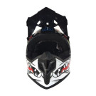 Шлем MD-911 белый с цветной графикой size М + очки - VIRTUE