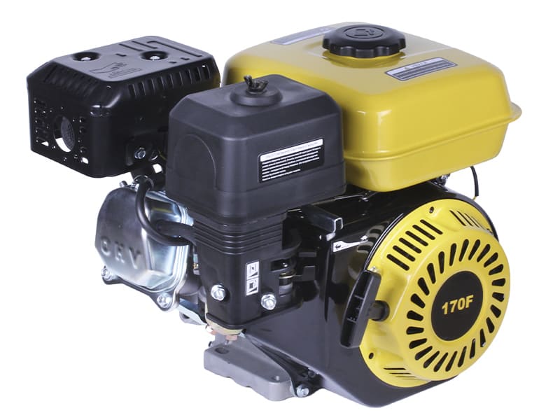 Двигун бензиновий 170F YBX (з виходом валу під шліць, 20 мм) 7 л.с.
