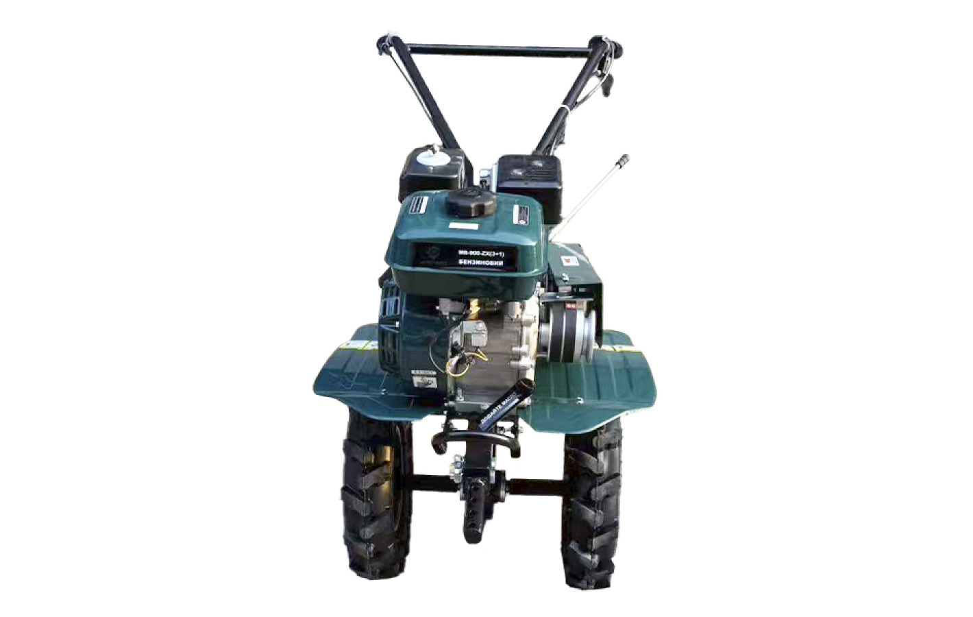 Мотоблок MB-900-ZX(3+1) (ремінь) колесо 4,00*8 (безповітряне) двигун 170F (7 л.с.) GREEN - бензин