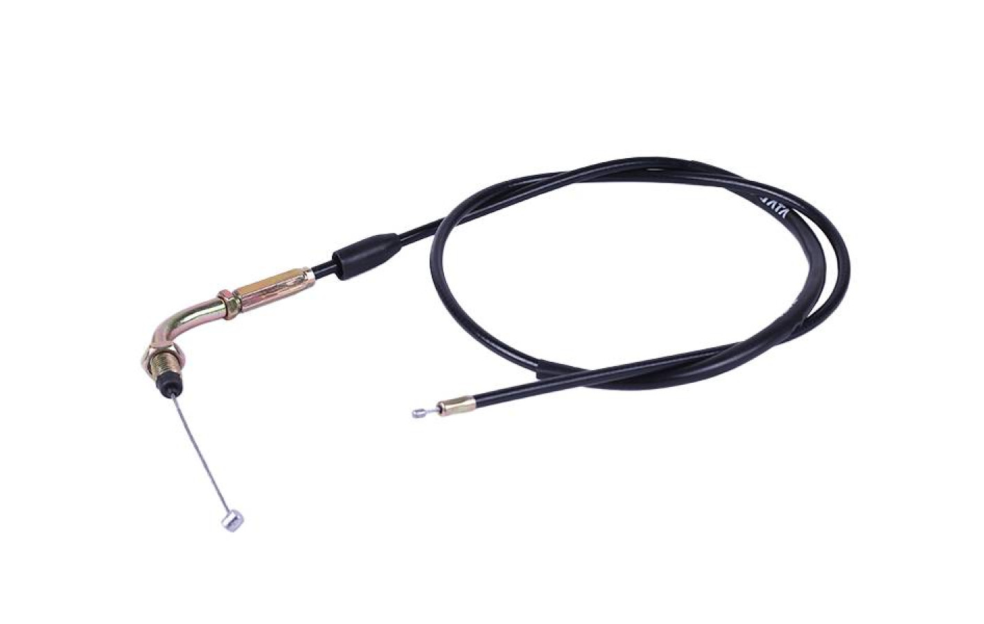 Трос газа L-1060 мм (верх резьба, низ трос) - ZUBR - TTG