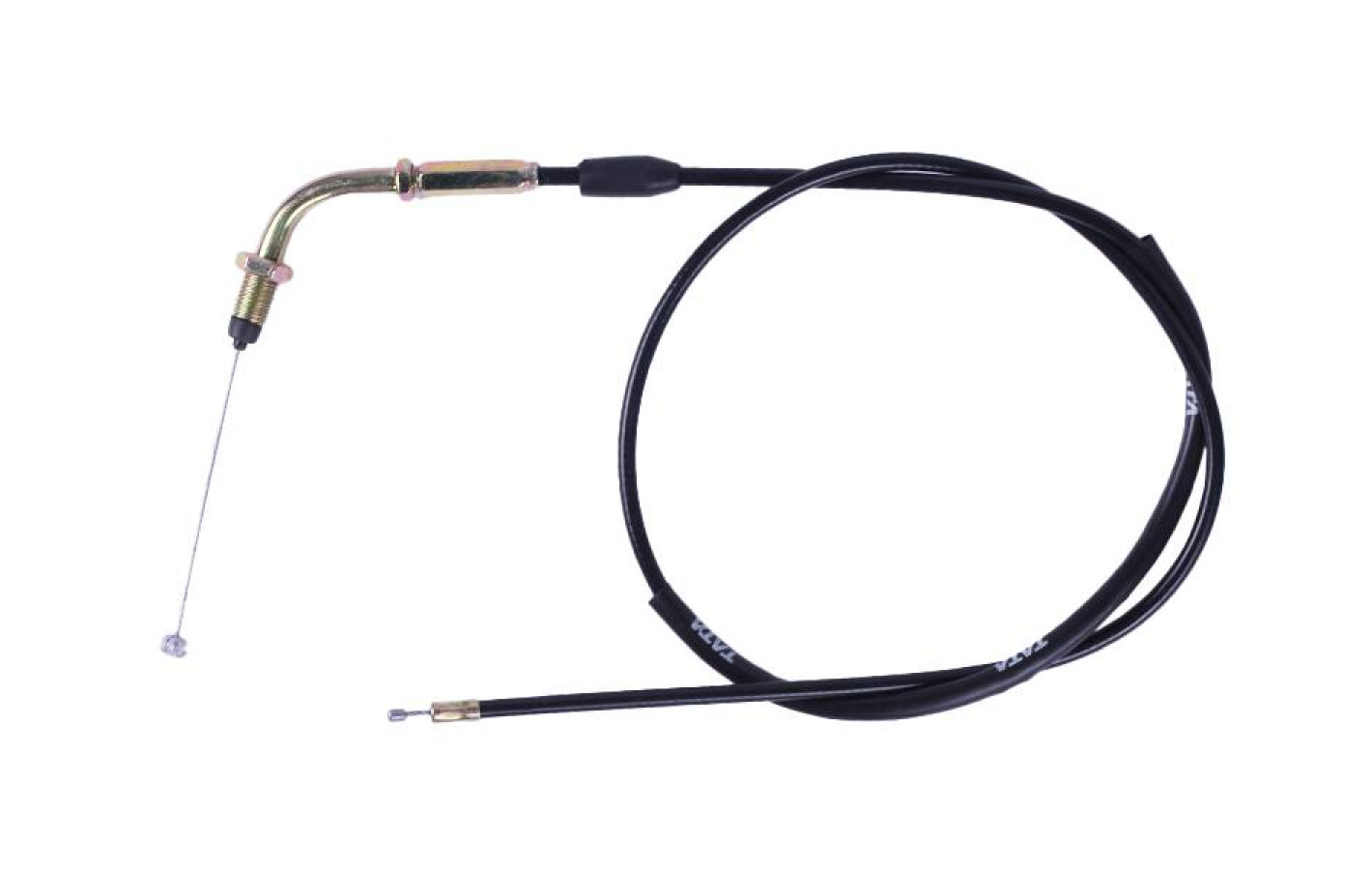 Трос газа L-1060 мм (верх резьба, низ трос) - ZUBR - TTG