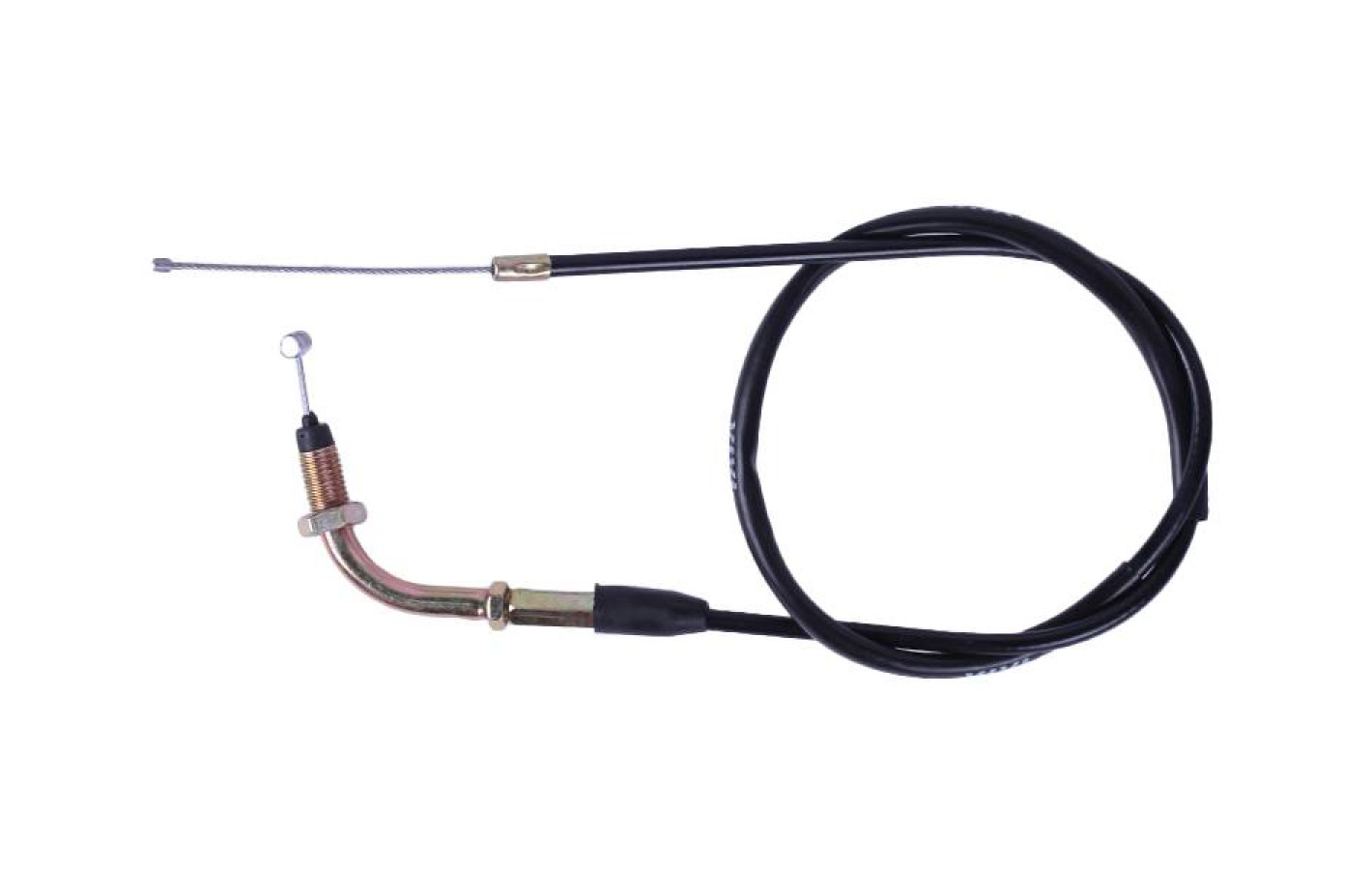 Трос газу L-830 мм (верх різьблення, низ трос) - Альфа - TTG