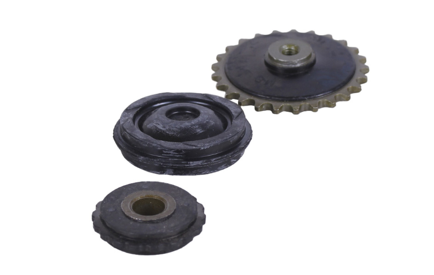 Натяжитель цепи, к-т: ролики 3 шт. - Дельта/Альфа - TTG