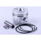 Поршневой комплект 86,25 мм (тупой конус форкамеры): 8 единиц - 186F - TTG