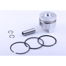 Поршневой комплект 86,25 мм (тупой конус форкамеры): 8 единиц - 186F - TTG