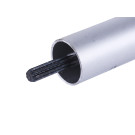 Шток с валом 9Т, диаметр 28 мм для бензокосы YBX