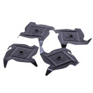 Ножи комплект (4шт.) для редуктора культиватора YBX