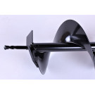 Шнек L-800 мм диаметр 150 мм для мотобура YBX