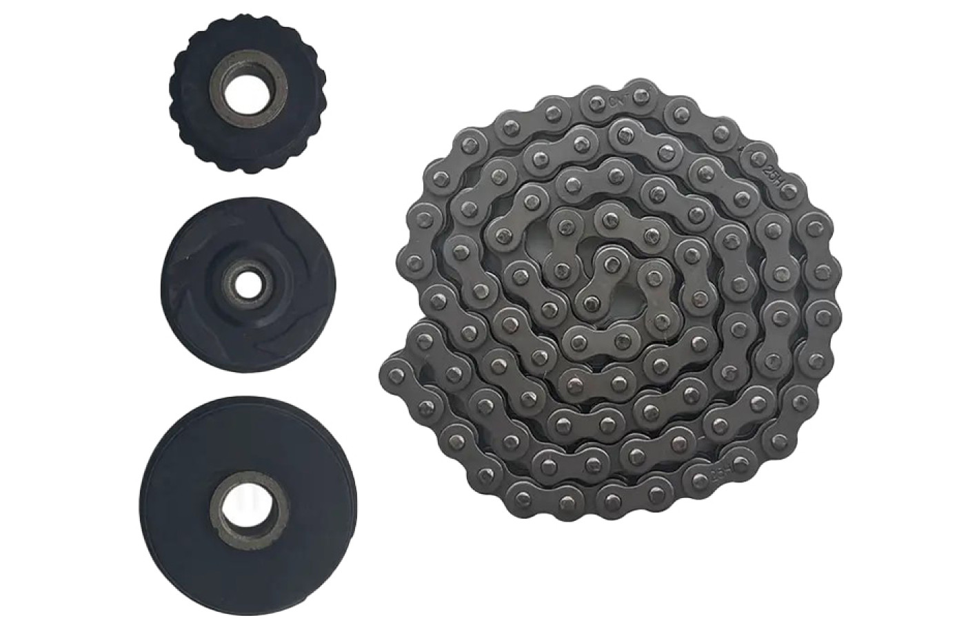 Ланцюг ГРМ 25H 90L + ролики - 125СС