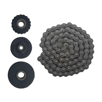 Цепь ГРМ 25H 90L  + ролики - 125СС