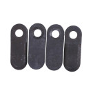 Ніж прямокутний ріжучий, к-т: 4 шт. - KRO 900 YBX