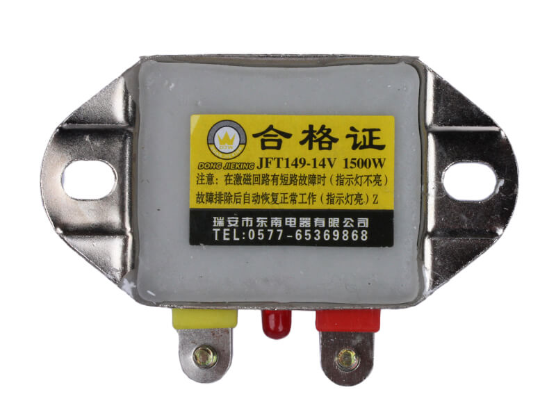 Реле зарядки JFT149 14V TT AGRO MOTO на минитрактор DongFeng, Xingtai, тип 3