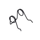 Пружина рычага нажимная TΛTΛ на трактор Xingtai 120/224, тип 3