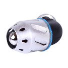 Фильтр нулевой "Пуля" серебро Ø42 мм 90° (125-150сс) - АМ YBX