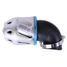 Фильтр нулевой "Пуля" серебро Ø42 мм 90° (125-150сс) - АМ YBX