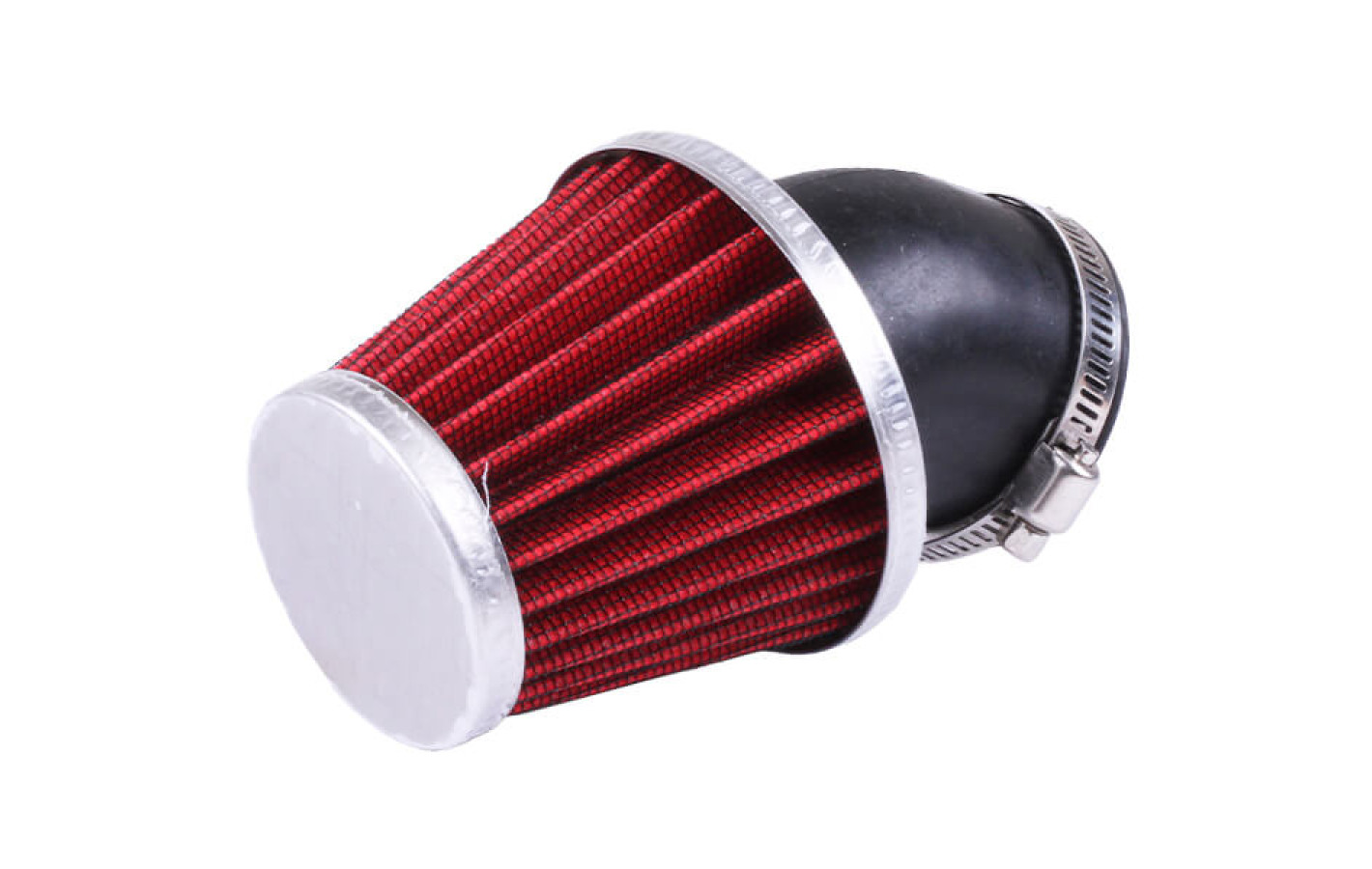 Фильтр нулевой конусный TΛTΛ Ø42мм 45°, красный на скутер