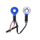 Покажчик повороту діодний TΛTΛ на мотоцикл V-150A, універсальний, black, к-т: 2 шт.