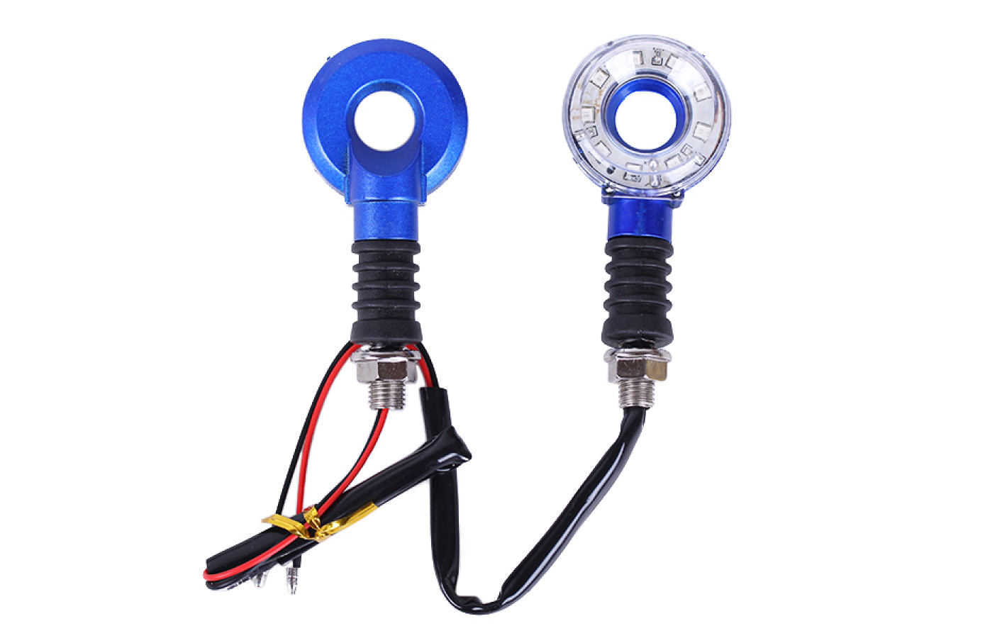 Покажчик повороту діодний TΛTΛ на мотоцикл V-150A, універсальний, black, к-т: 2 шт.