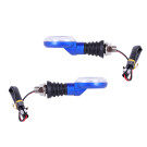 Покажчик повороту діодний TΛTΛ на мотоцикл V-150A, універсальний, black, к-т: 2 шт.