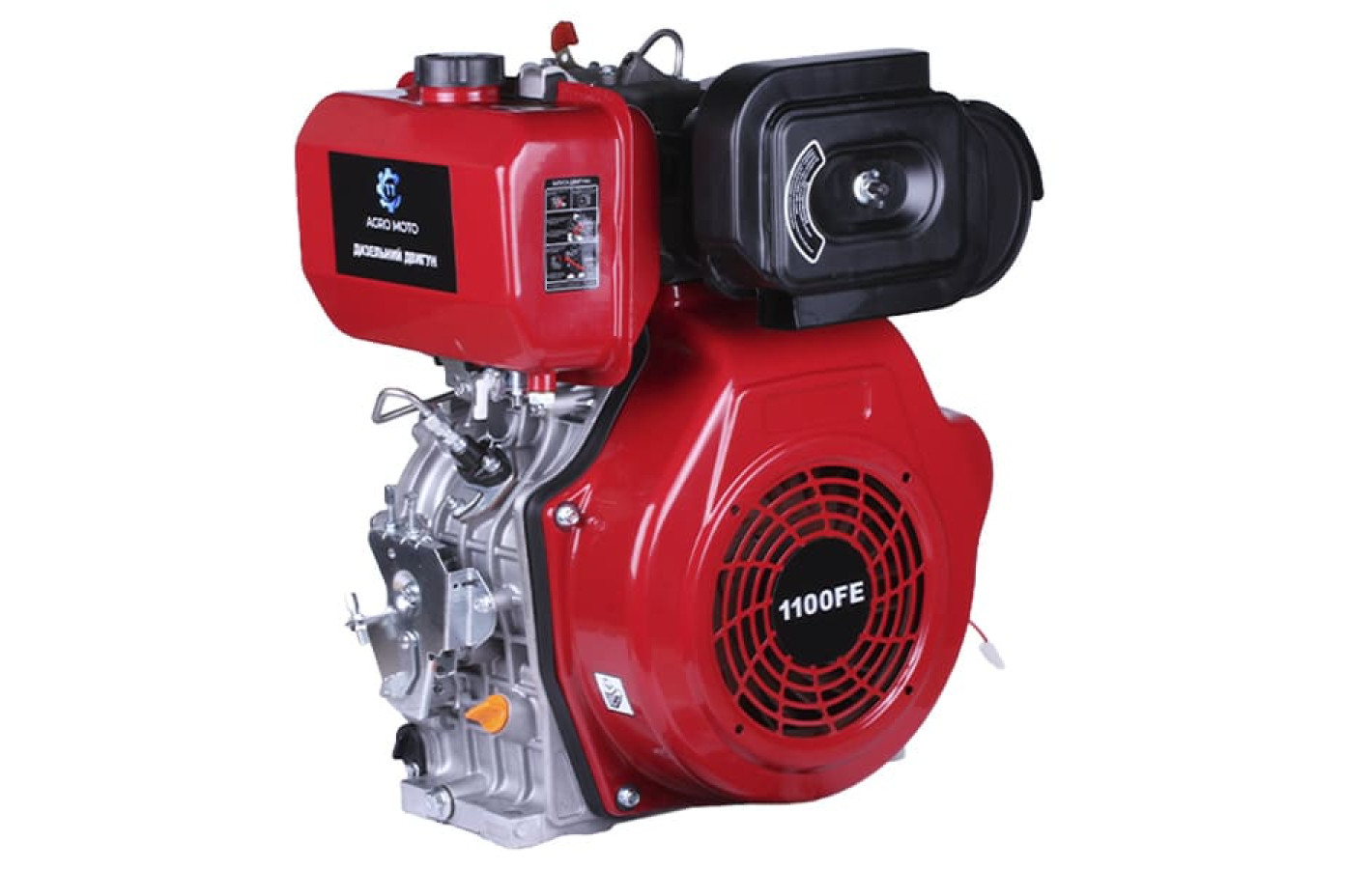 Двигатель 1100FE - дизель (под шпонку диаметр 25 мм) (15 л.с.) с электростартером