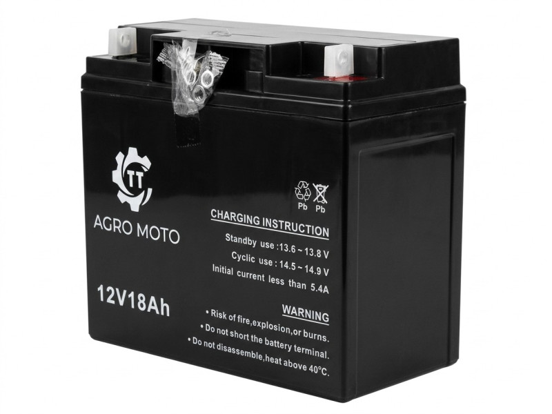 Акумулятор TT AGRO MOTO 18АH 12V 181х77х167 мм