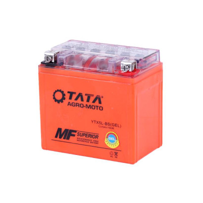 Battery 5АH-YTX5L-BS OUTDO gel 114*70*106mm orange