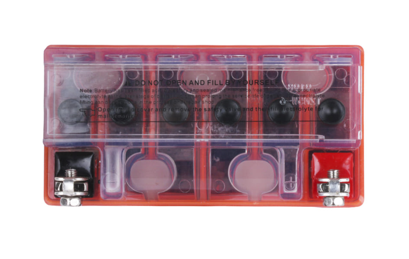 Акумулятор гелевий TT AGRO MOTO 12N5L-BS 5АH на мопед Active, 119*60*129 мм, помаранчевий