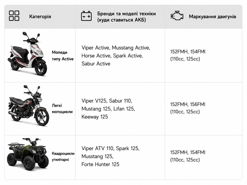 Акумулятор гелевий TT AGRO MOTO 12N5L-BS 5АH на мопед Active, 119х60х129 мм, помаранчевий