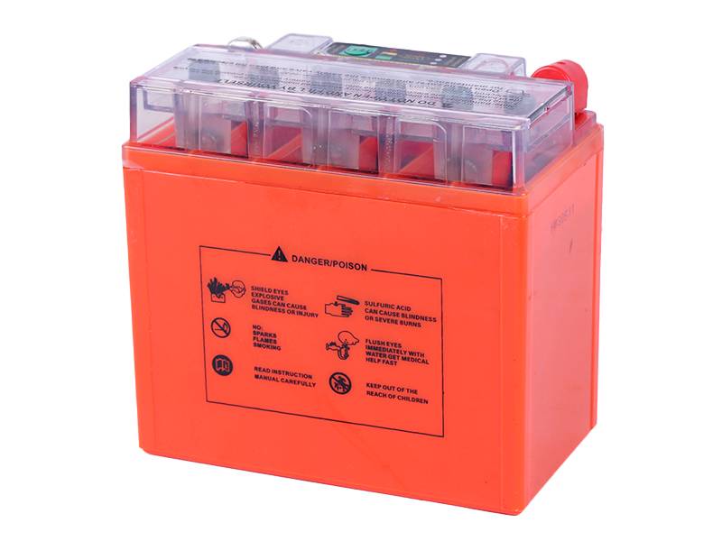 Аккумулятор гелевый TT AGRO MOTO 12N7-BS 7АH на мотоцикл, 137х76х128 мм оранжевый, с индикатором
