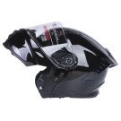 Шолом для мотоцикла, скутера V-80 VIRTUE трансформер (чорний, size XL) 