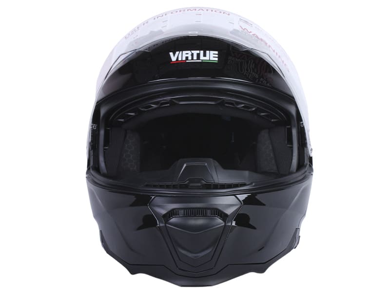 Шлем для мотоцикла, скутера V-80 VIRTUE трансформер (черный, size L) 