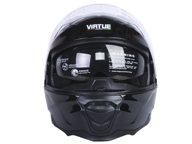 Шлем для мотоцикла, скутера V-80 VIRTUE трансформер (черный, size L) 