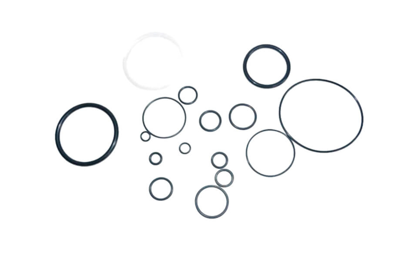 Кільця ущільнювальні гідравлічного підйомника TTG на мінітрактор Foton 240/244, к-т: 11шт., тип 2