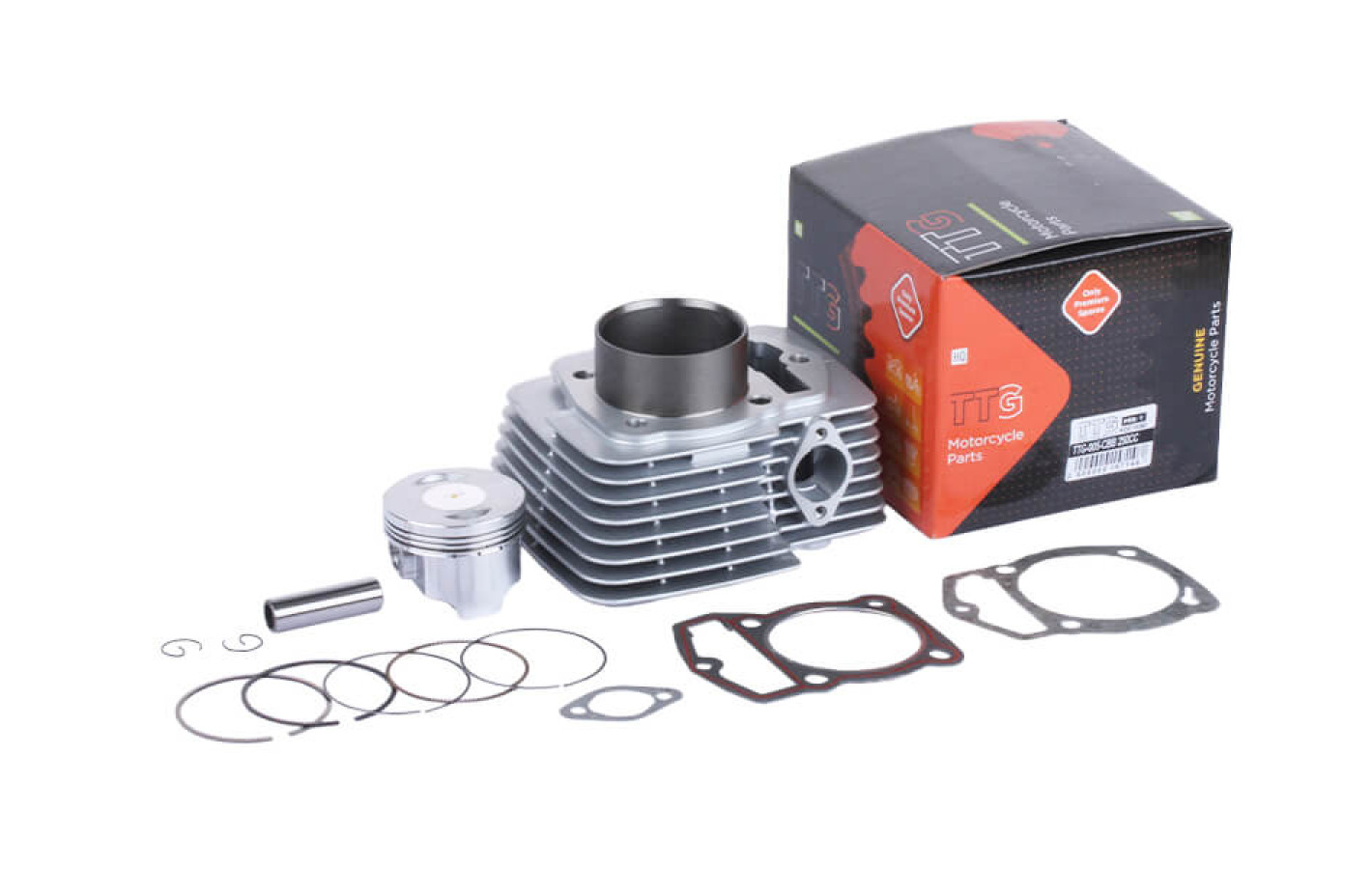 Поршнева (ЦПГ) 69,00 мм TTG на бензиновий двигун CB-250СС, к-т: 12 одиниць, тип 2