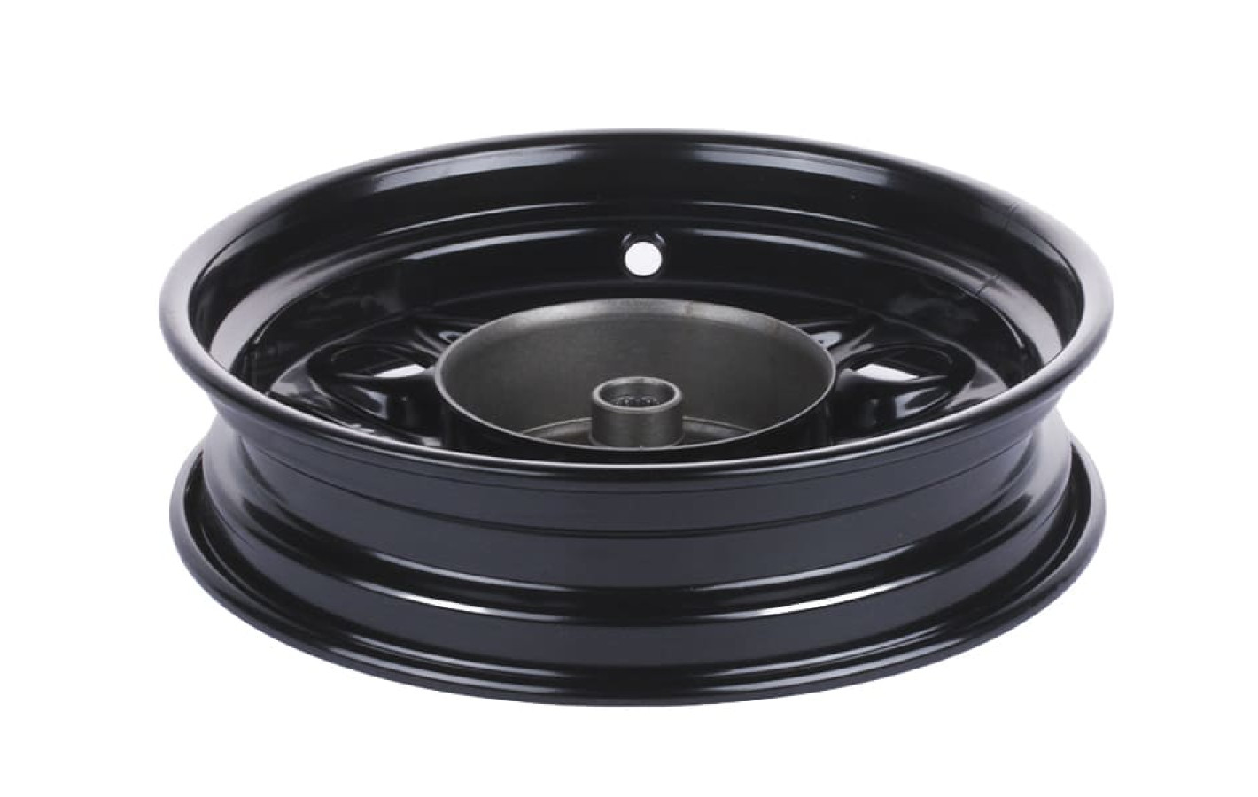 Диск задній TT AGRO MOTO 10*2,15 на скутер Let"s, сталевий, барабанне гальмо, black