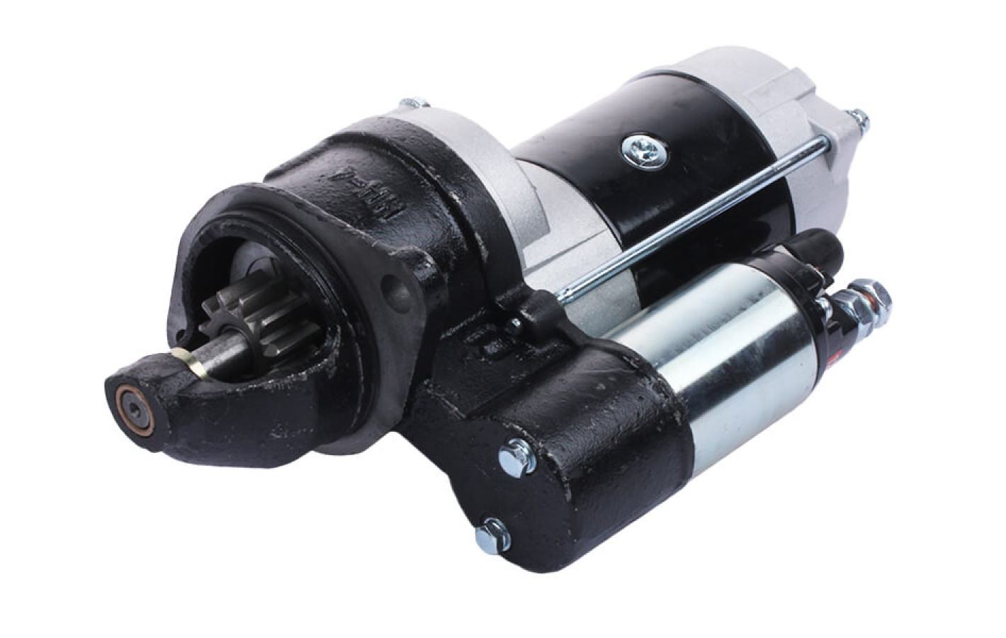 Стартер TTG QDJ1401-1 на міні-трактор Shifeng 240, Z-11, 12V, 4.0KW, посадка 82 мм, міжболт. L-120 мм