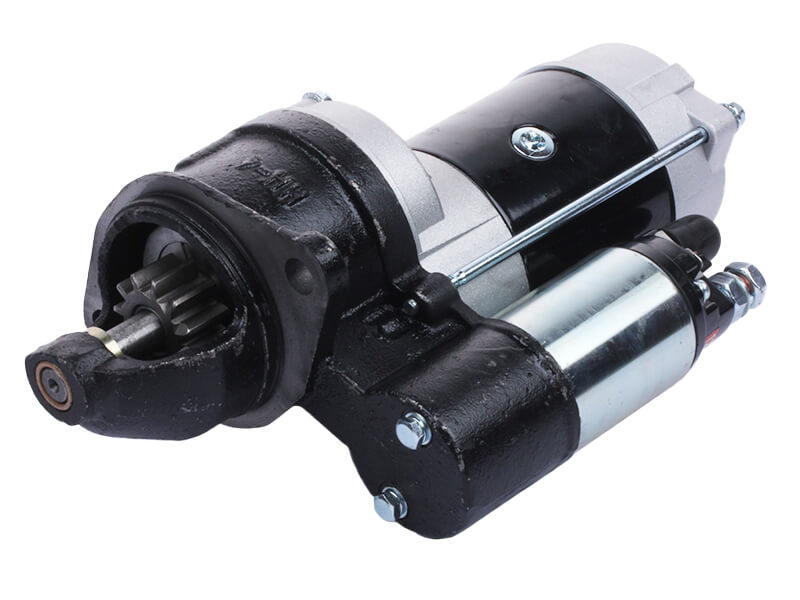 Стартер TTG QDJ1401-1 на минитрактор Shifeng 240, Z-11, 12V, 4.0KW, посадка 82 мм, межболт. L-120 мм