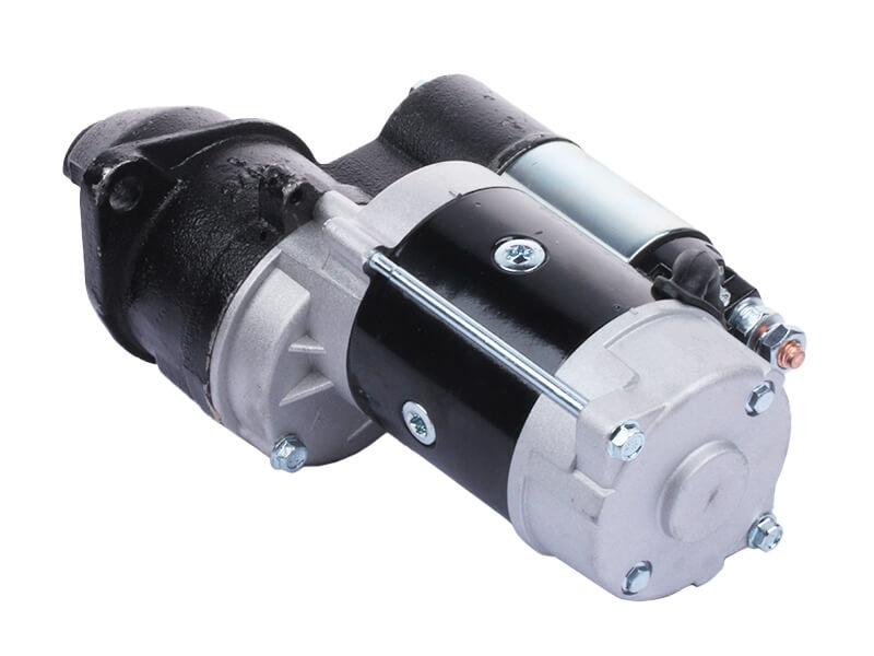 Стартер TTG QDJ1401-1 на минитрактор Shifeng 240, Z-11, 12V, 4.0KW, посадка 82 мм, межболт. L-120 мм