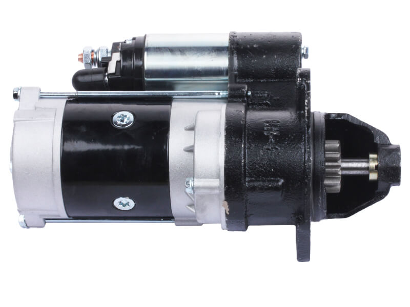 Стартер TTG QDJ1401-1 на минитрактор Shifeng 240, Z-11, 12V, 4.0KW, посадка 82 мм, межболт. L-120 мм