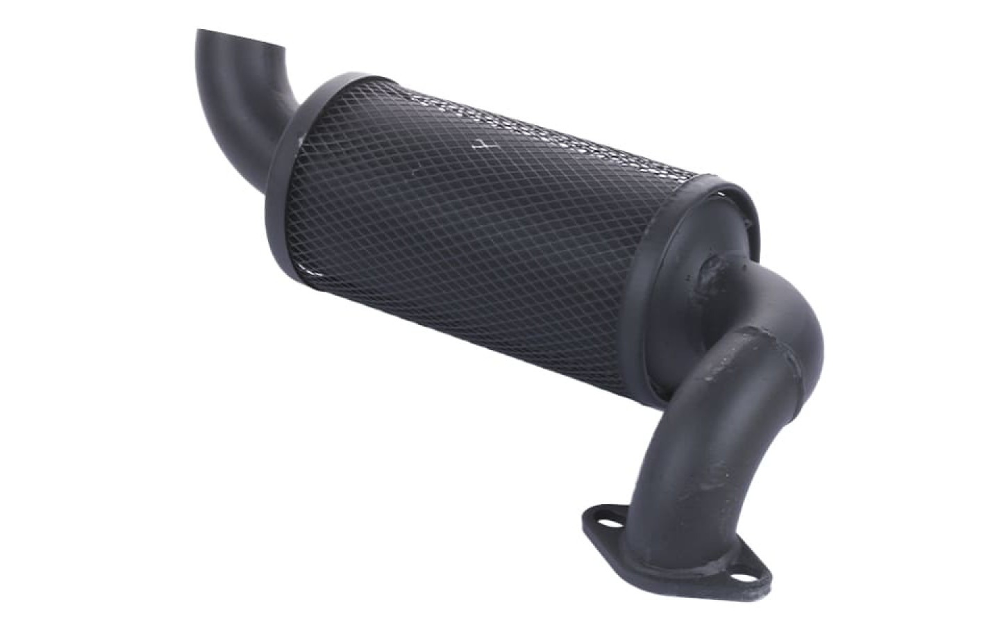 Глушник YBX GZ з коліном на дизельний двигун 195N, під 2 отвори, тип 2