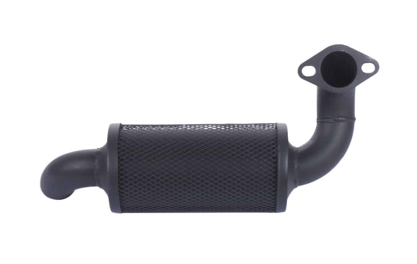 Глушник YBX GZ з коліном на дизельний двигун 195N, під 2 отвори, тип 2