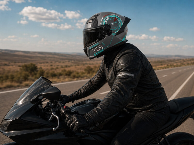Шлем для мотоцикла, скутера 800 Racing 269 TTG интеграл (серый с графикой глянцевый, size M)