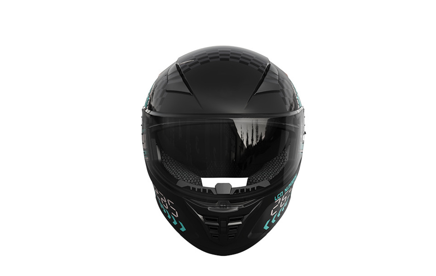 Шлем 800 черный с графикой size L - TTG