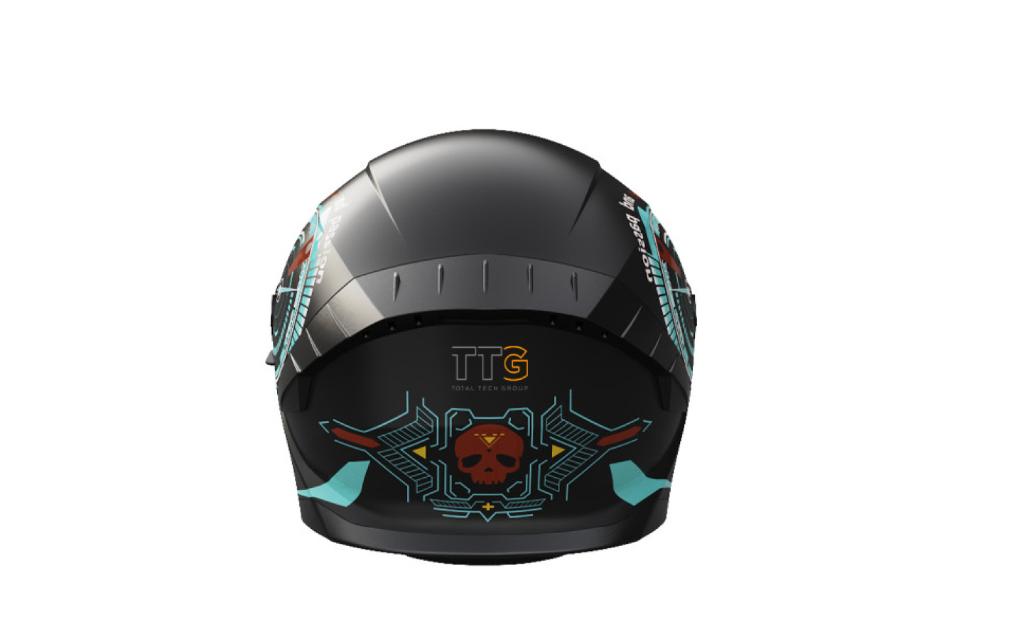 Шлем 800 черный с графикой size L - TTG