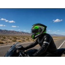 Шлем для мотоцикла, скутера 911 Phantom Racer TTG трансформер (черный с зелёным, size L)