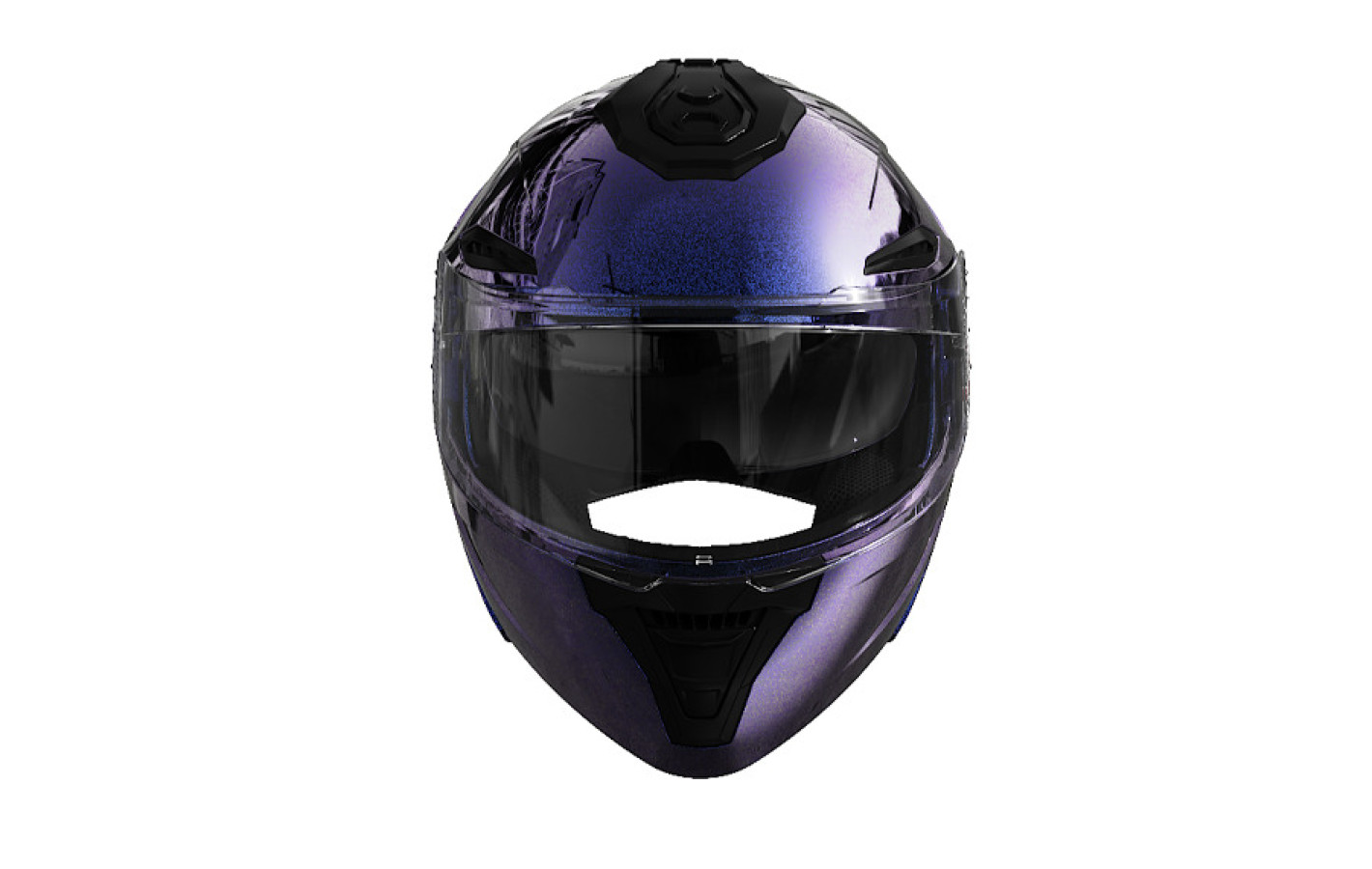 Шлем 911 хамелеон фиолетовый size L (трансформер)  - TTG