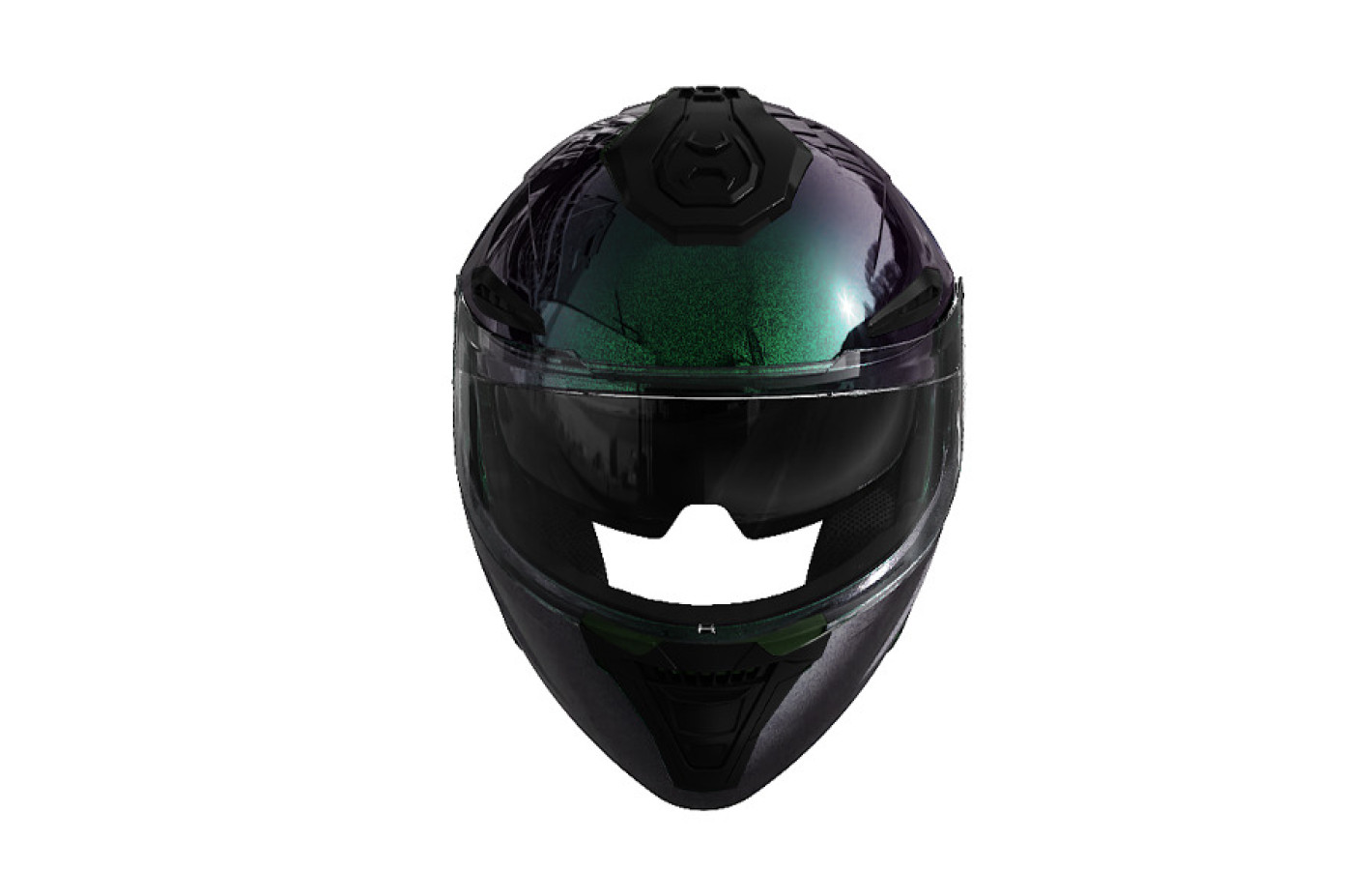 Шлем 911 хамелеон зелёный size L (трансформер)  - TTG